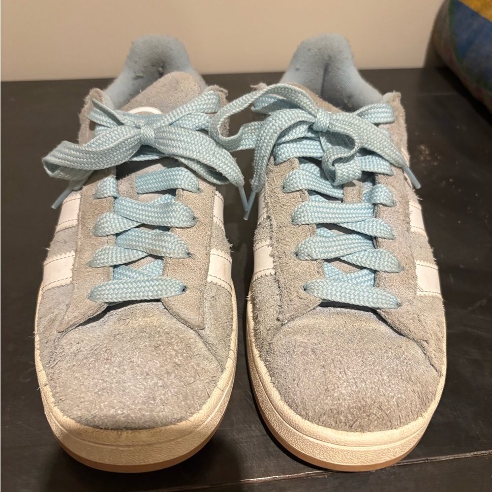 Adidas light blue campus